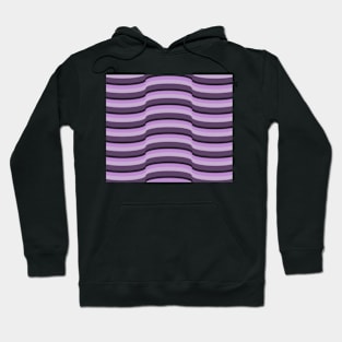 Op Art Light Purple Hoodie